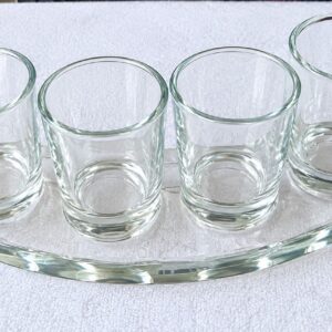 Clear shot glasses